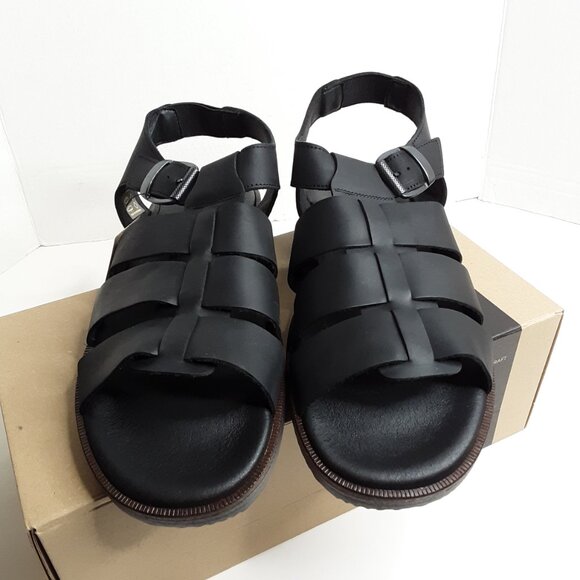 Bullboxer Men\'s Leather Sandal size 12M Black main image 9